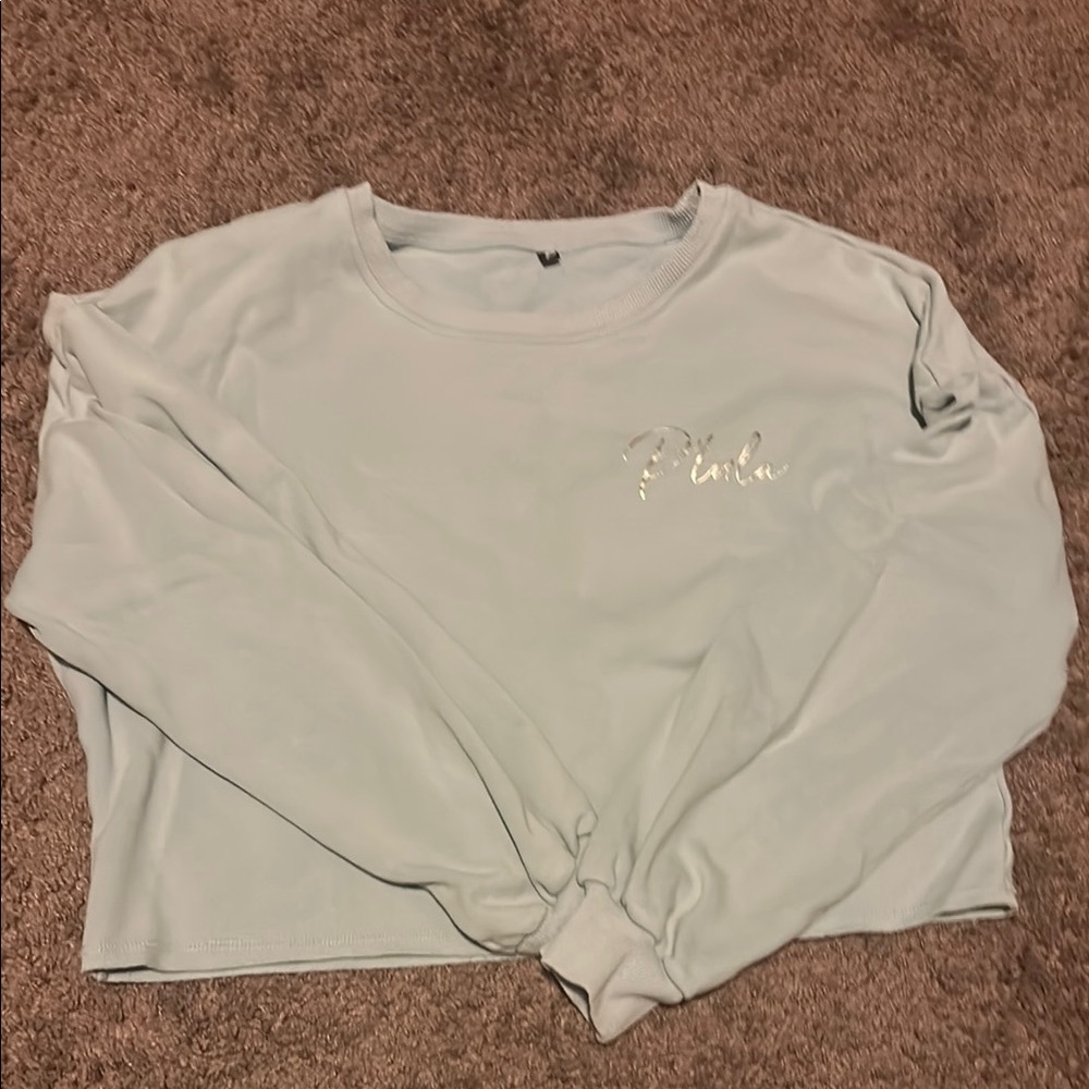 P'tula Cream Crop Sweatshirt